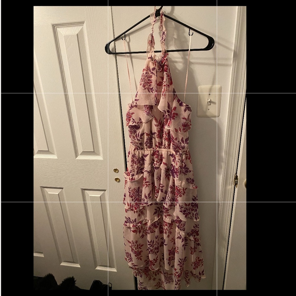 Express - Floral Halter Dress